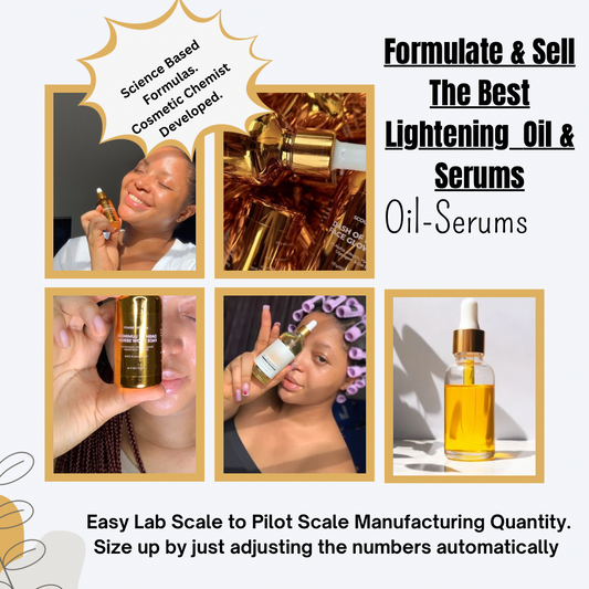 Lightening Oils & Serums Recipes