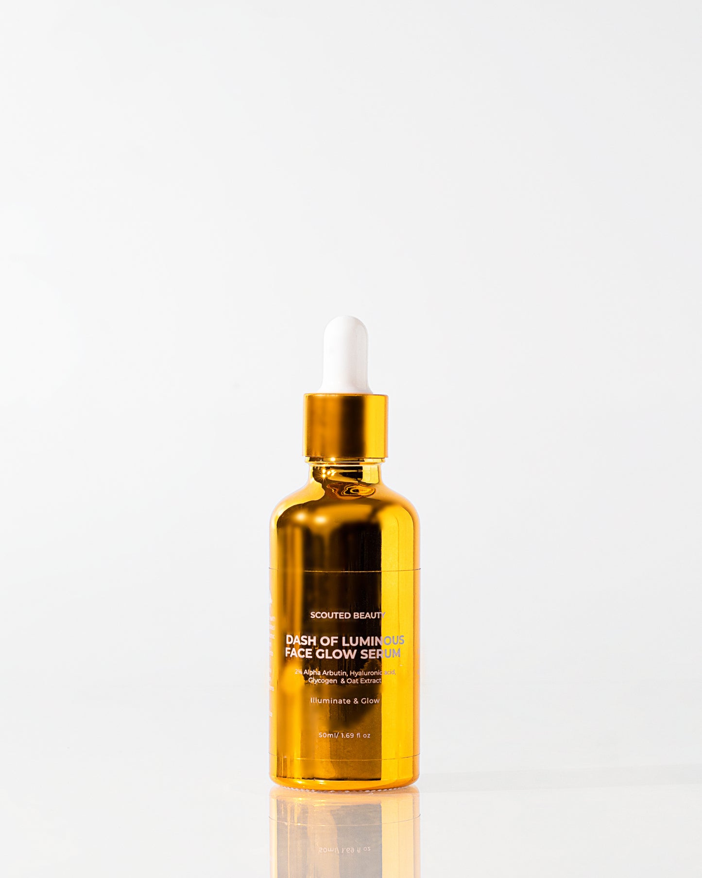 Dash of luminous face serum