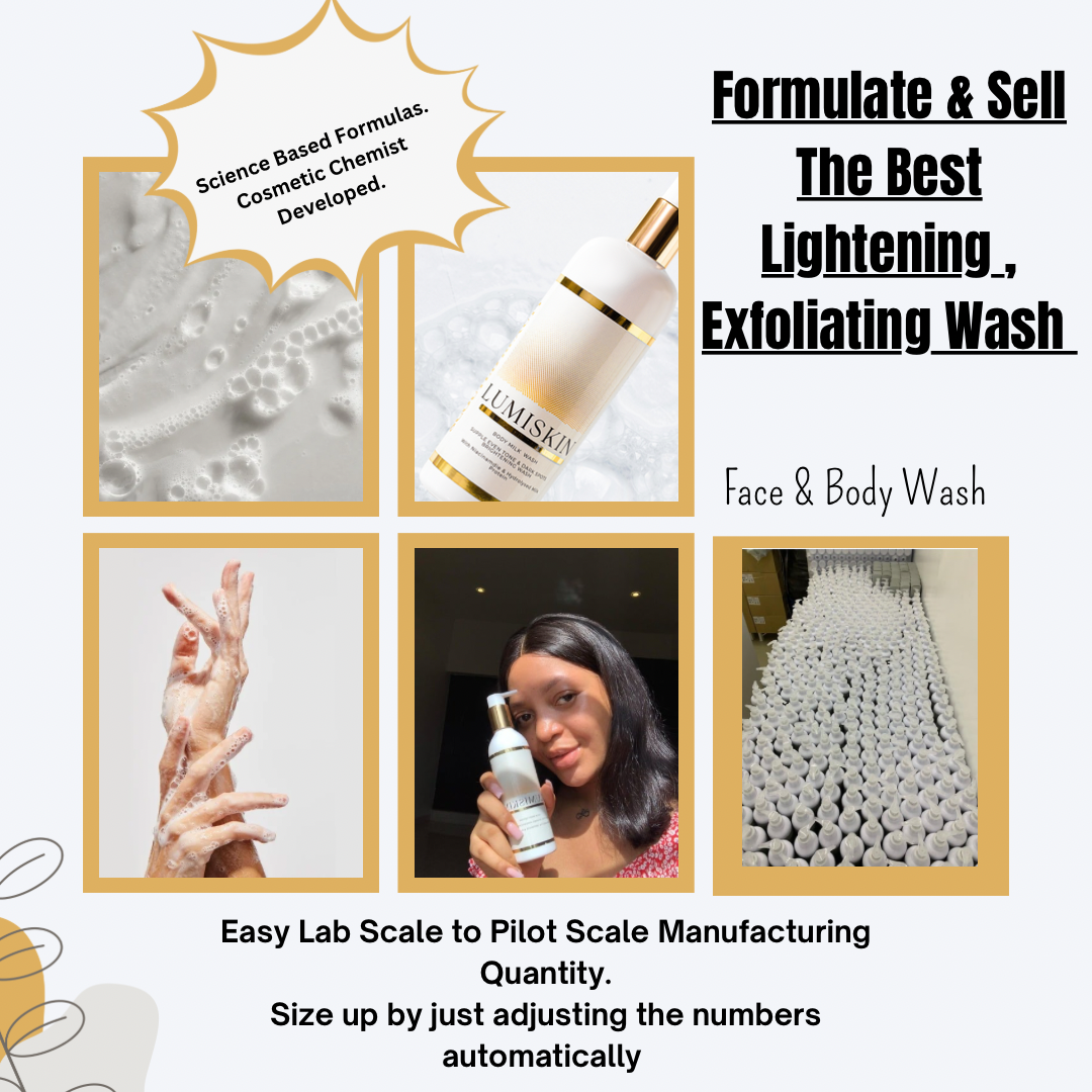 Lightening & Exfoliating Face/ Body Wash Recipe